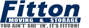 the logo for fitton moving and storage