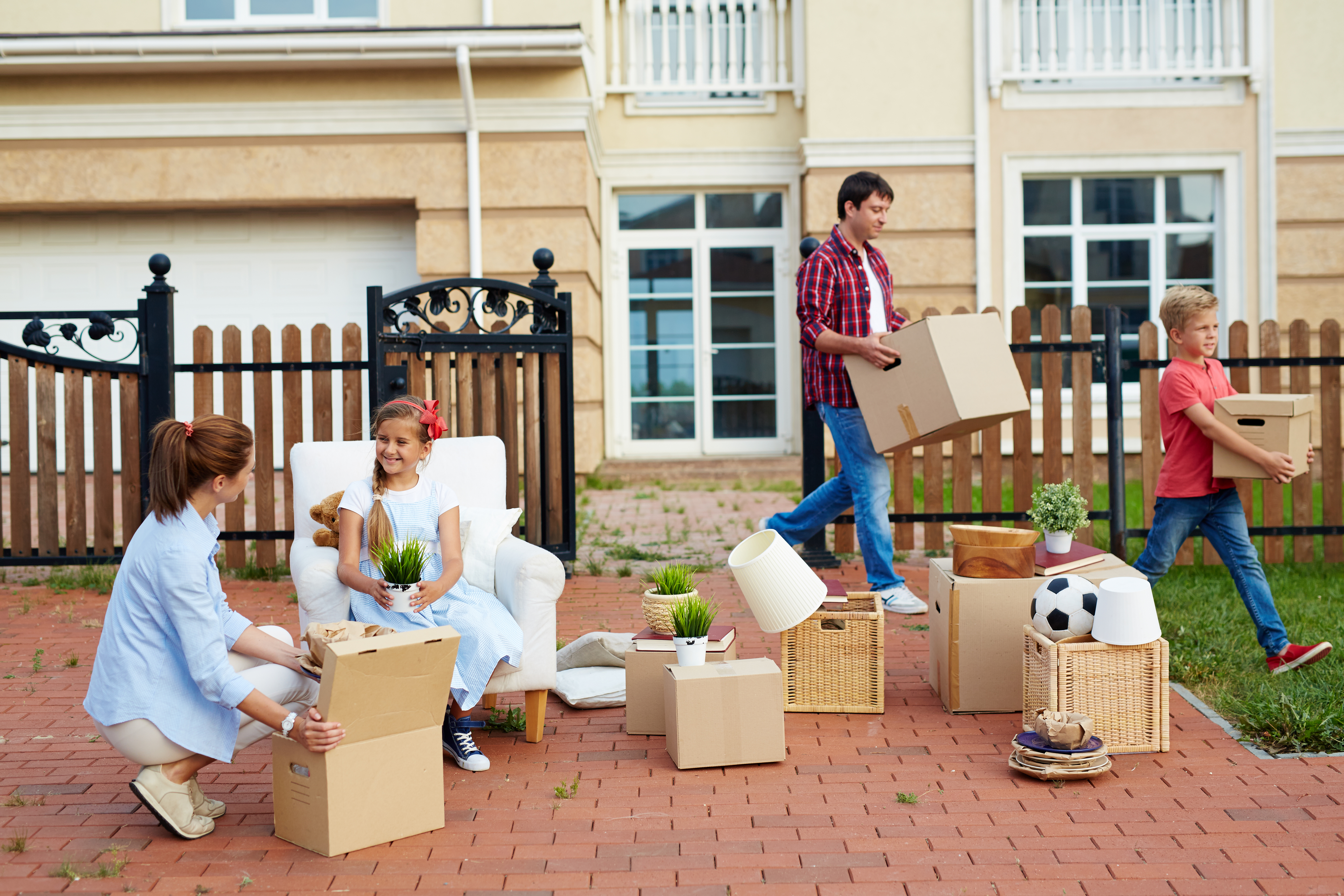 Packing during peak moving season